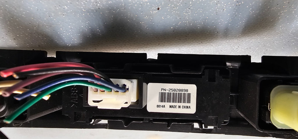 🔥05-24 Acadia Express Svana Silverado Passenger Safety Indicator Switch Black