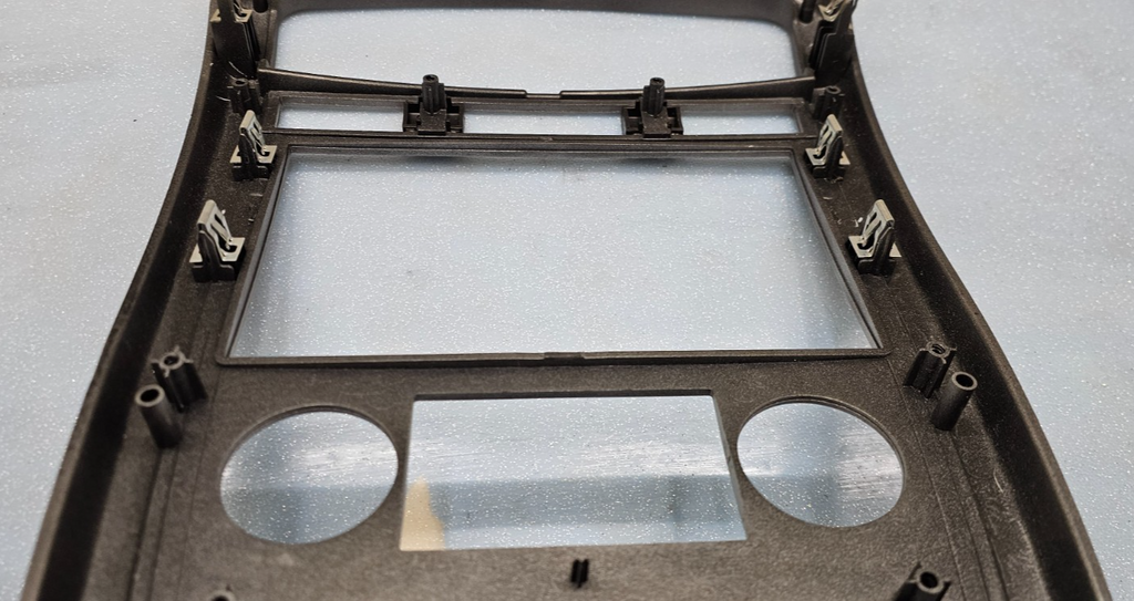 🔥07-09 Equinox Center Dash Radio Climate Stereo Bezel Trim Panel SILVER B43