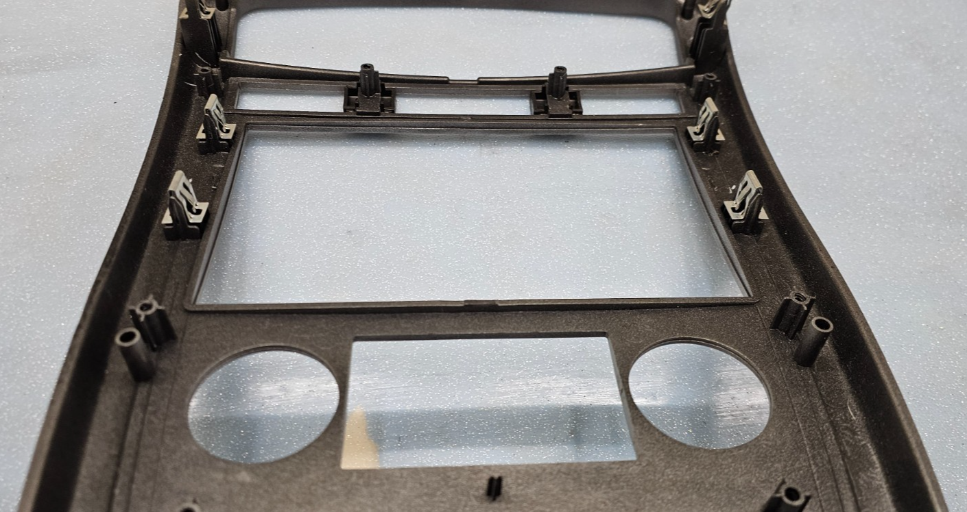 🔥07-09 Equinox Center Dash Radio Climate Stereo Bezel Trim Panel SILVER B43