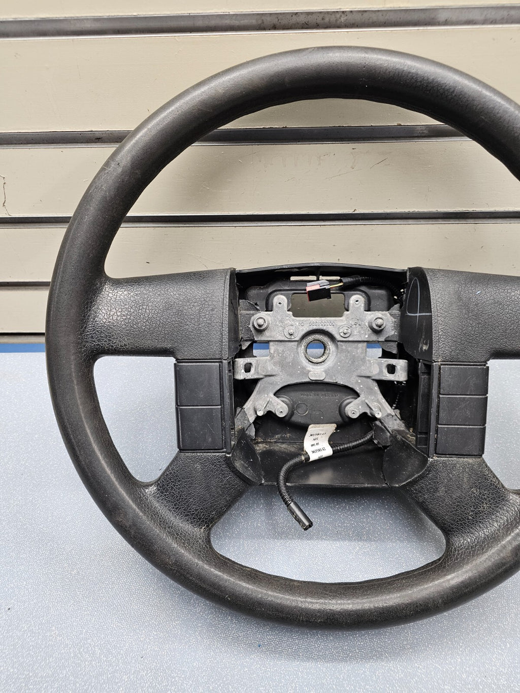 🔥04-08 Ford F-150 Leather Left Driver Steering Wheel Cruise Control Black OEM