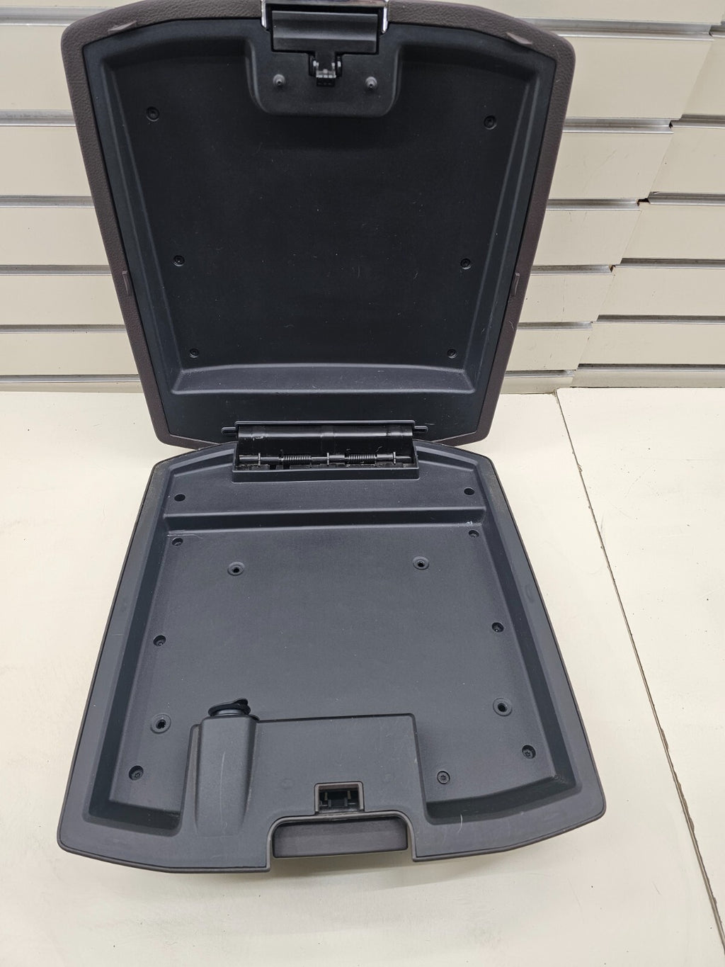 🔥09-12 Dodge RAM 1500 Front Center Console Lid Armrest Leather Cover DARK TAN