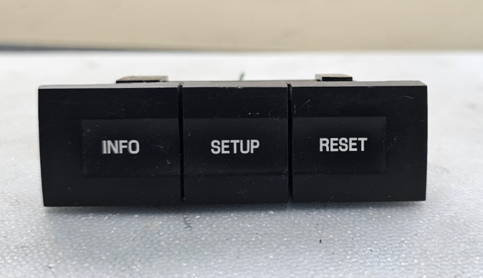 🔥06-10 Mountaineer Explorer Dash Info Switch Setup Reset Control Assembly Black