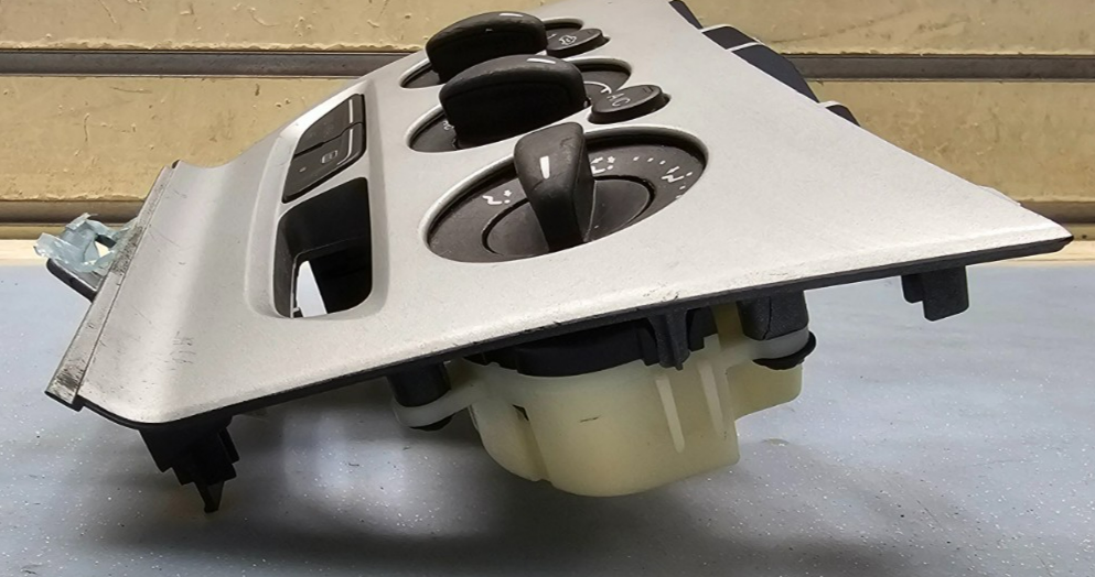 🔥12-14 FORD FOCUS A/C HEATER CLIMATE CONTROL Dash Bezel Temperature SILVER OEM