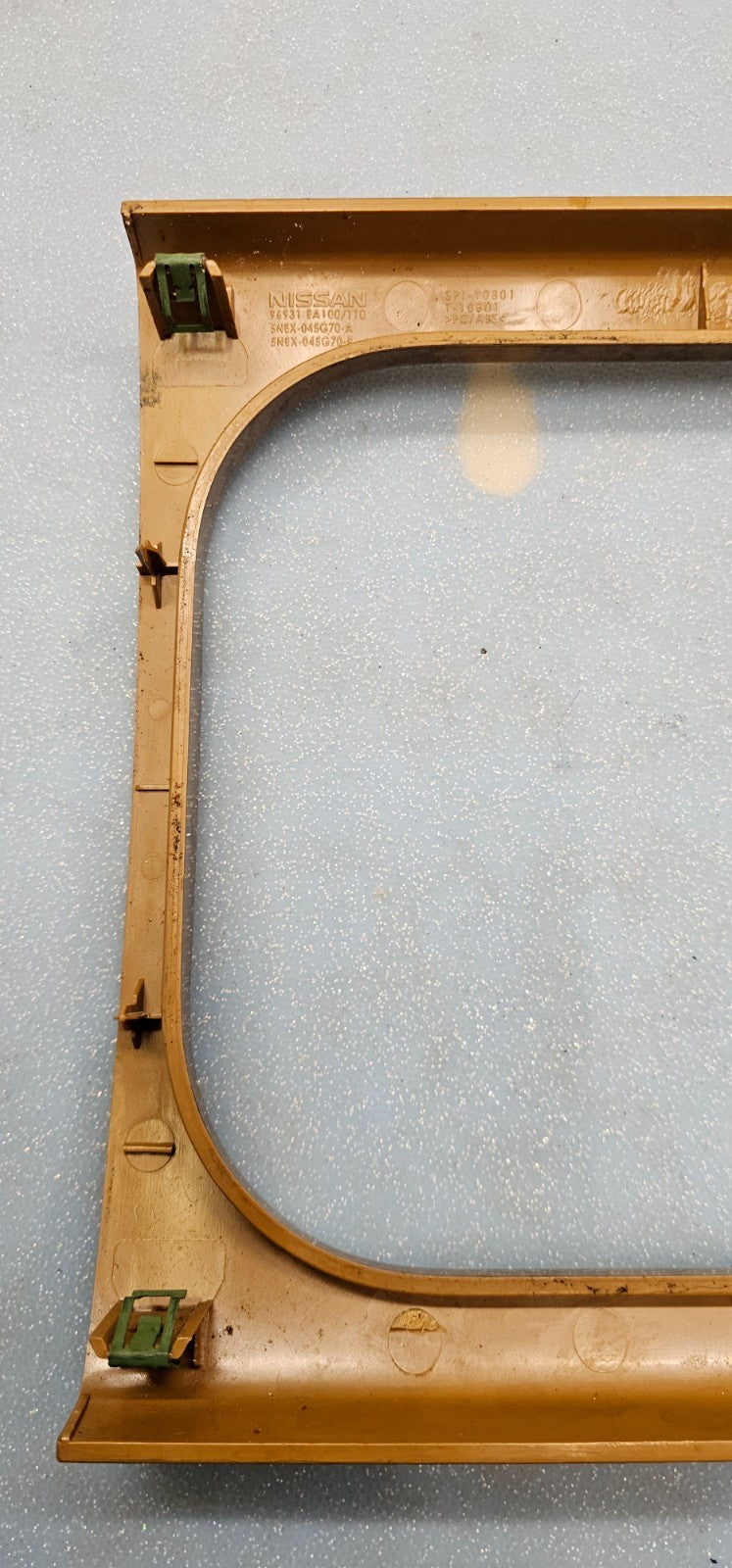 05-12 Pathfinder Center Console Gear Shifter Shift Trim Bezel Cover Panel Wood