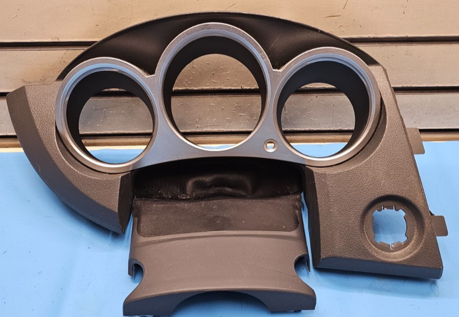 🔥07-10 Sebring Avenger Dash Speedometer Instrument Cluster Bezel Panel Black