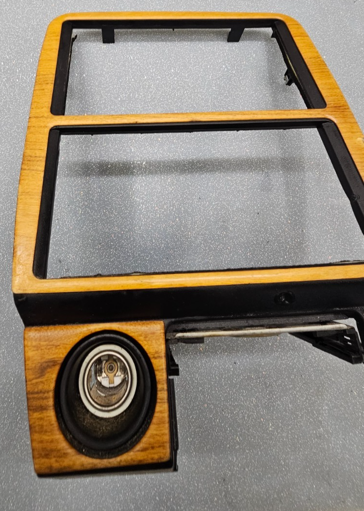 🔥97-01 Toyota Camry Dash Trim Ash Tray Power Outlet Radio Surround Bezel Wood