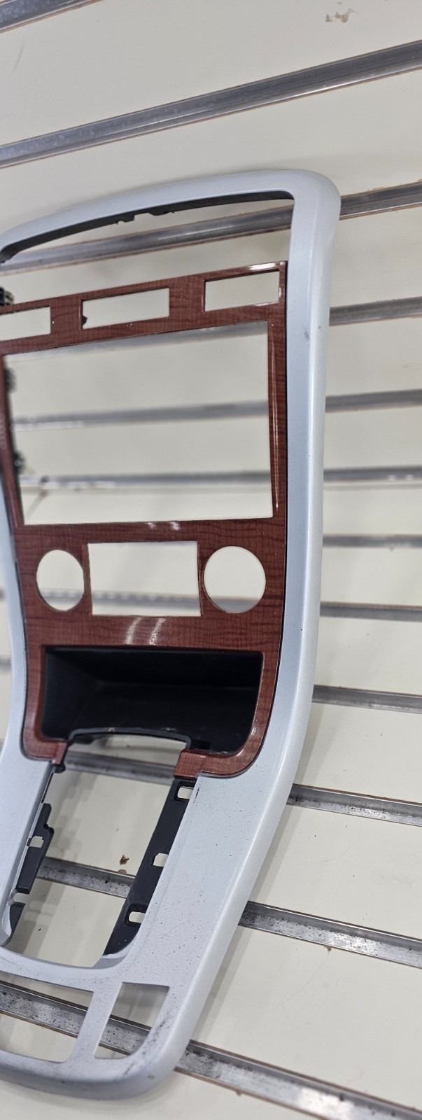 🔥07-09 Equinox Center Dash Radio Climate Surround Bezel Trim SILVER/WOOD B43