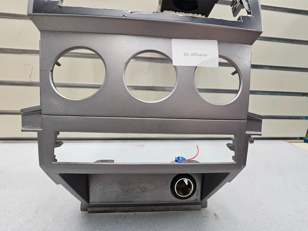 🔥08-10 Dodge Avenger OEM Radio Hvac Bezel Dash trim W/ Hazard Switch & 12v O
