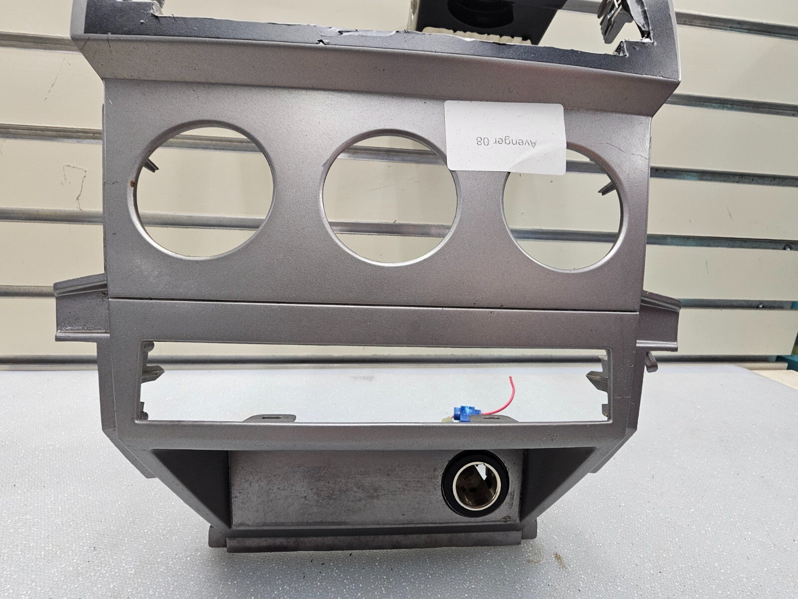 🔥08-10 Dodge Avenger OEM Radio Hvac Bezel Dash trim W/ Hazard Switch & 12v O
