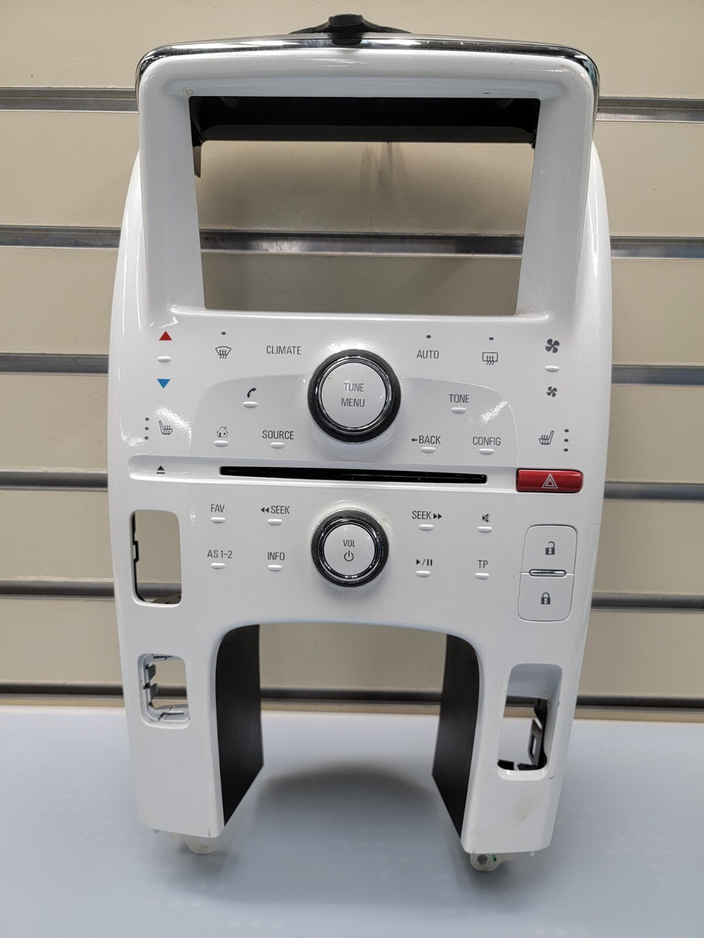 🔥2012 - 2015 Chevy Chevrolet Volt Radio Climate Display Control Bezel WHITE