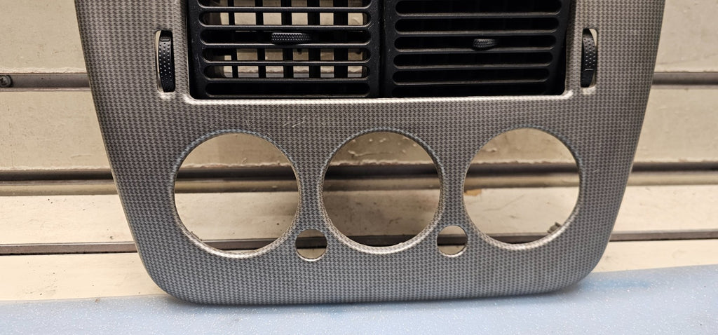 🔥02-05 FORD EXPLORER RADIO AUDIO CLIMATE TEMPERATURE CONTROL BEZEL TRIM SILVER