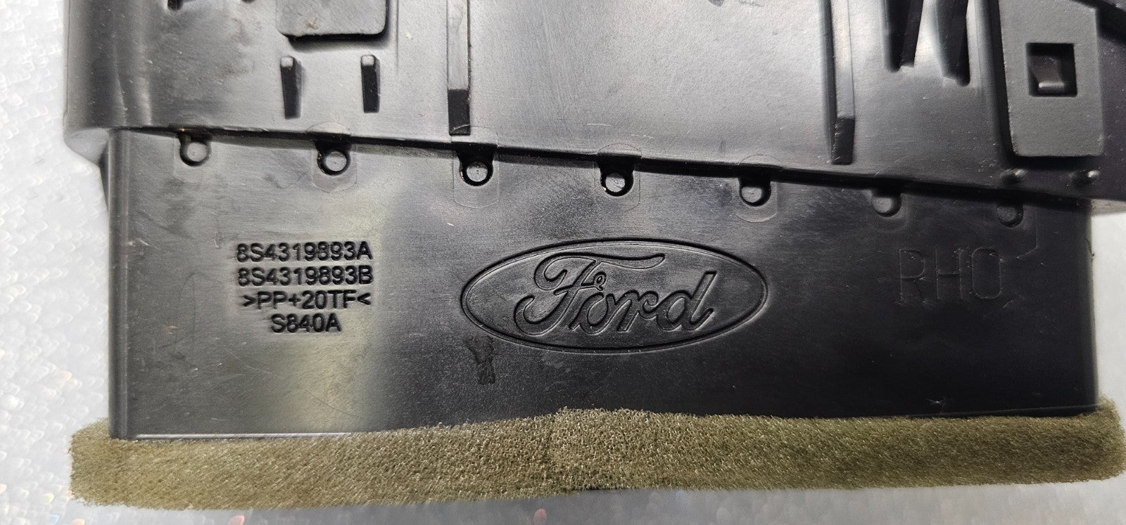 🔥08-11 FORD FOCUS DASH RIGHT PASSSENGER AIR VENT A/C AC HEATER PANEL BLACK