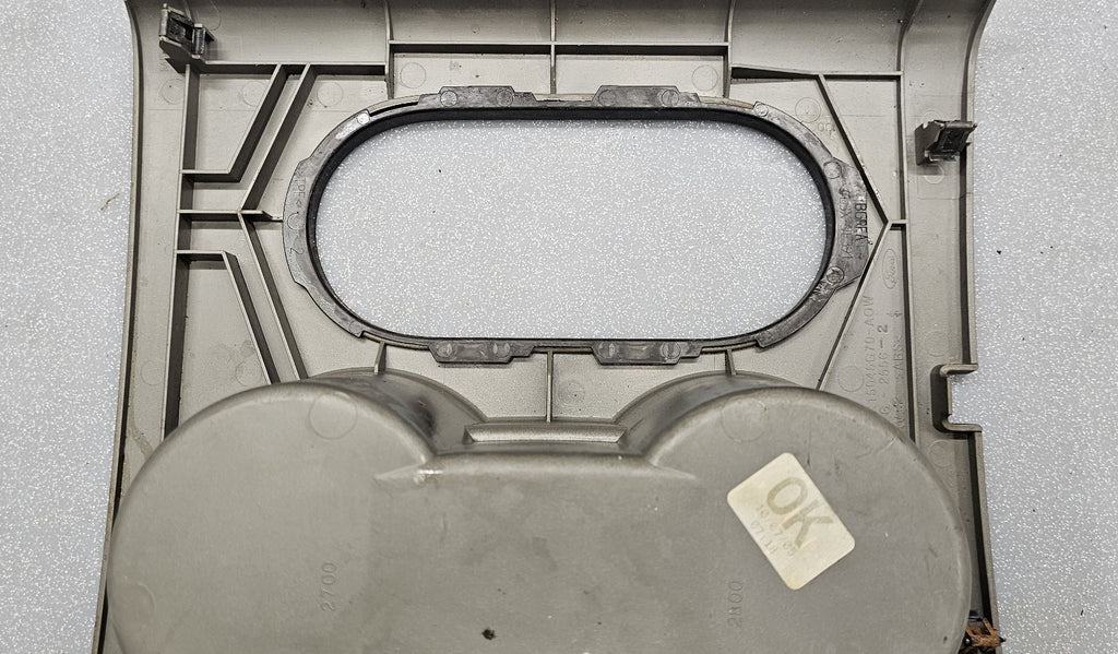 🔥04-08 Ford F150 Center Floor Console Shifter Shift Bezel Cup Holder Gray OEM