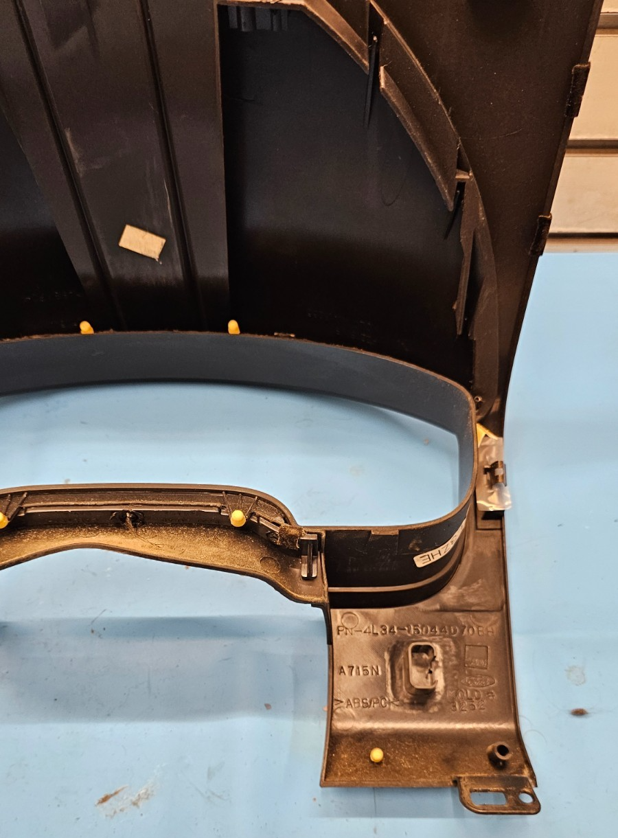 🔥04-08 Ford F150 Dash Instrument CLUSTER Bezel Speedometer Gauge Trim Black C14