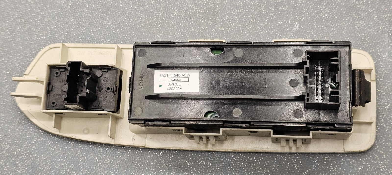 09-12 Lincoln MKS MKT Left Driver Master Power Door Window Control Switch LT Tan