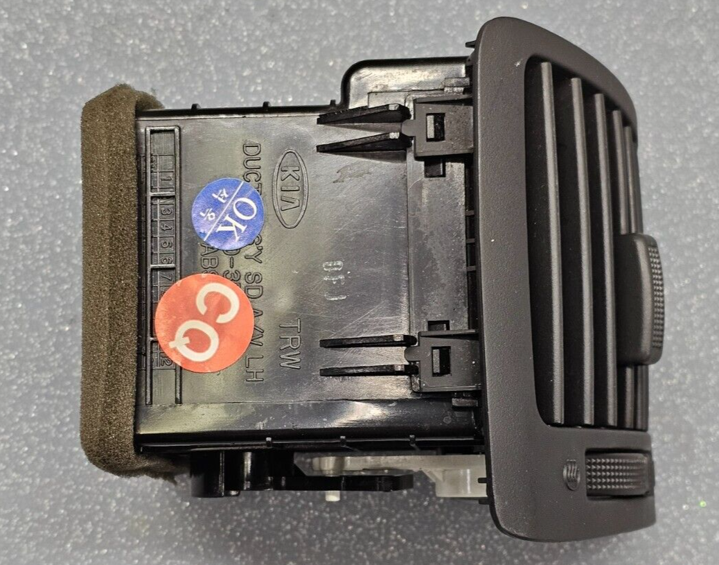🔥03-09 KIA SORENTO DASH AC HEATER Left Driver AIR VENT  CONDITIONING BLACK OEM