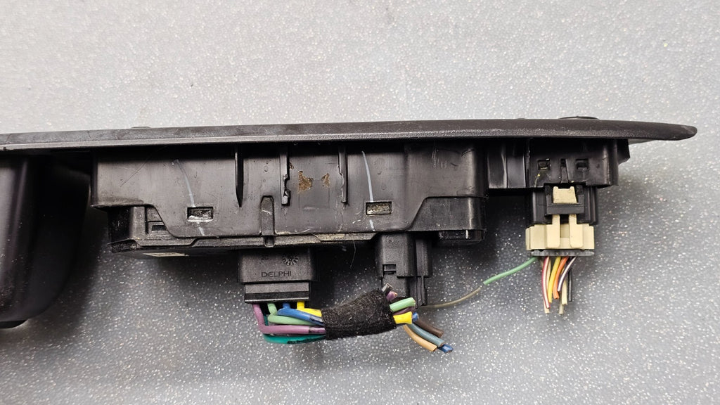 🔥09-16 CHEVY IMPALA LEFT DRIVER MASTER POWER DOOR WINDOW SWITCH BEZEL BLACK