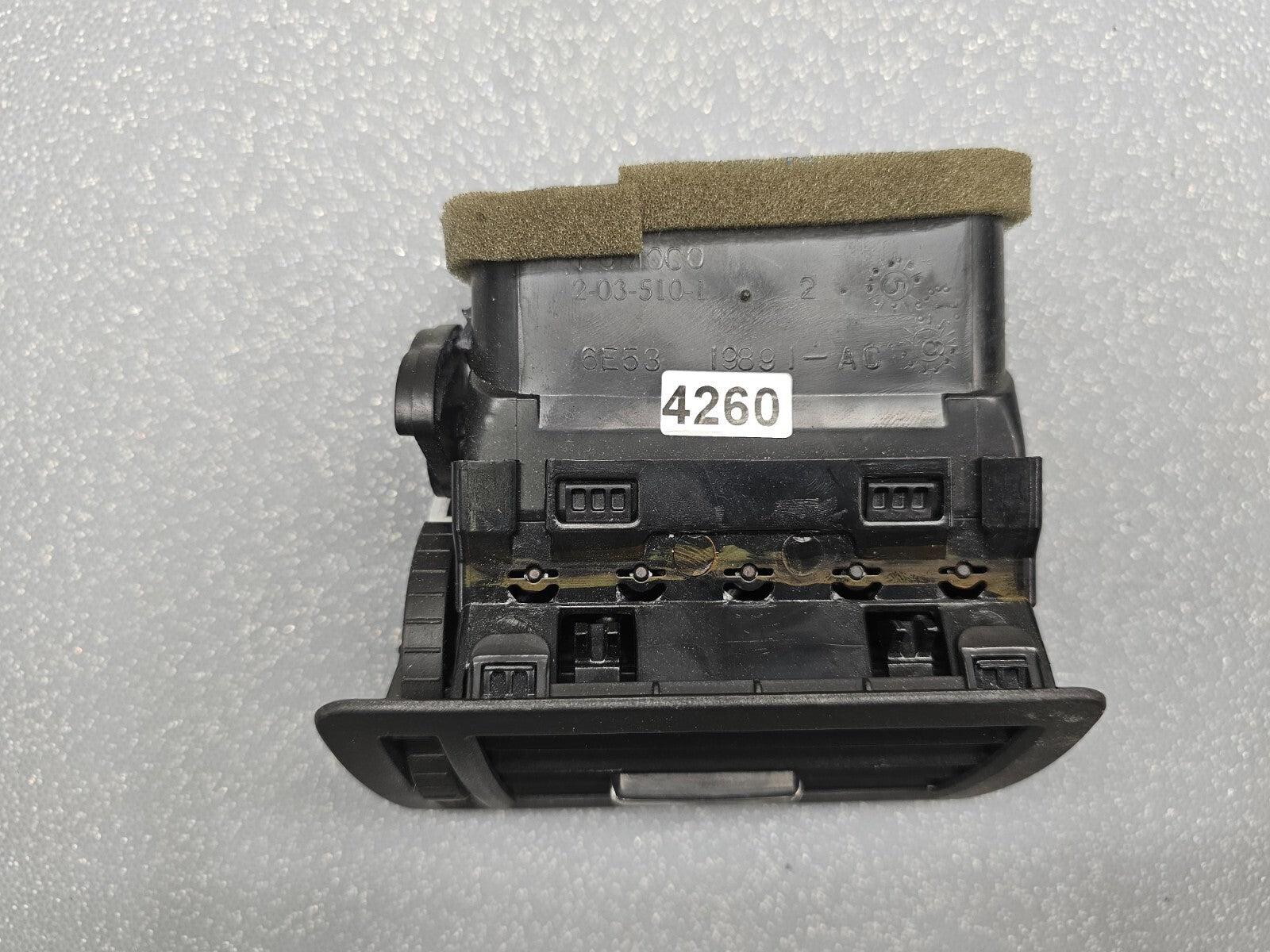 🔥06-09 Fusion Milan Driver Center Dash Air Vent Heater Filter Conditioner Black