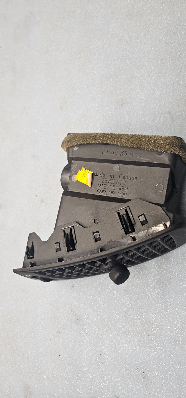🔥03-07 Cadillac CTS SRX Dash Right Passenger AC A/C HVAC Air Vent Heater Black