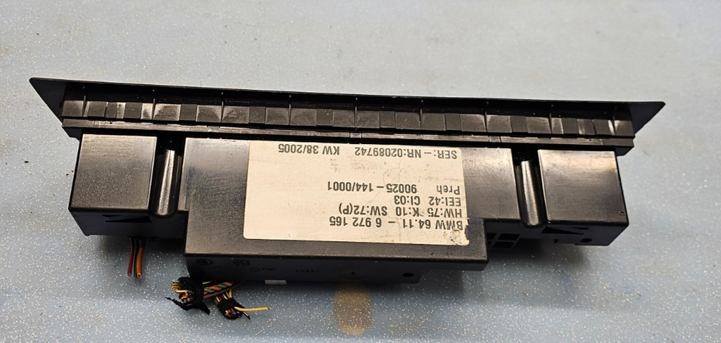 🔥00-06 BMW X5 E53 Dash Heater A/C HVAC Climate Temperature Control Black