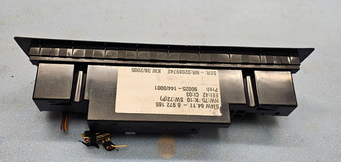 🔥00-06 BMW X5 E53 Dash Heater A/C HVAC Climate Temperature Control Black