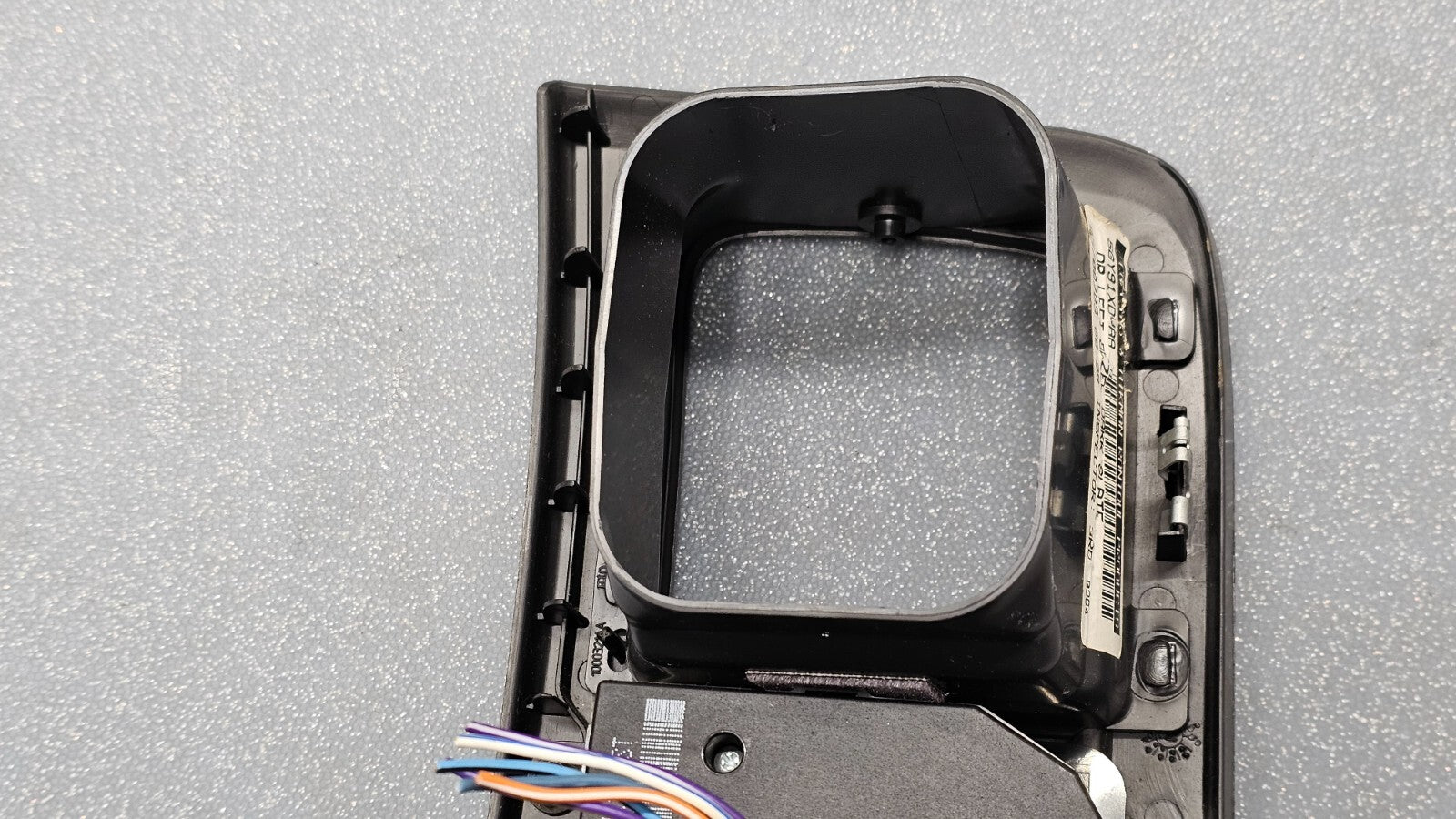 02-05 Dodge RAM Dash Front Left Driver Headlight Switch Bezel Air Vent BLACK VT7