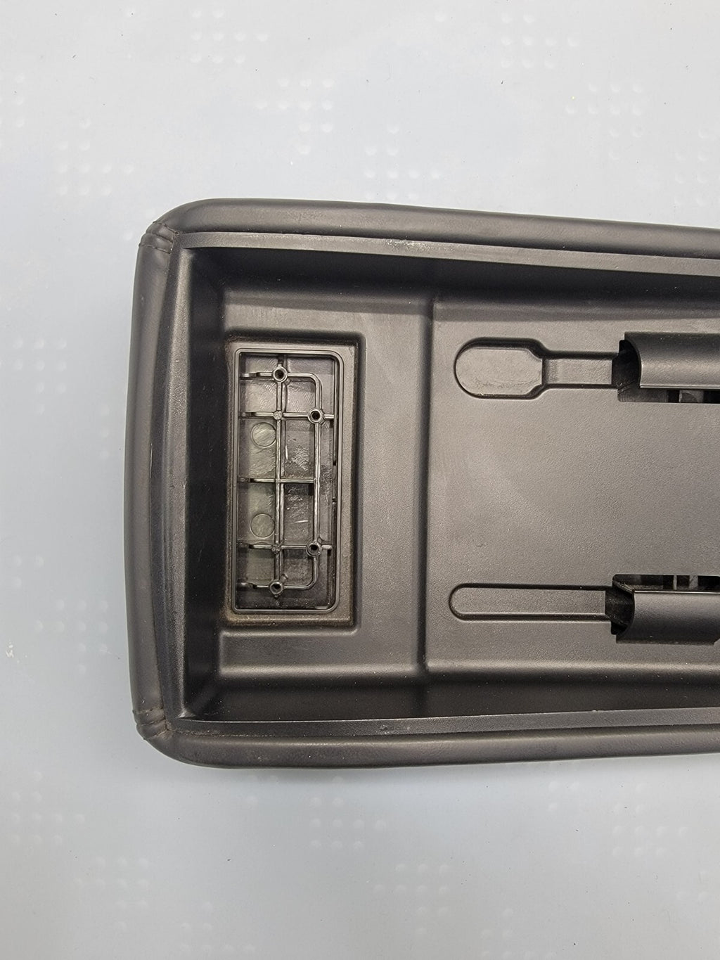 🔥2008-2010 Dodge Charger Armrest Console Lid Leather Assembly Storage BLACK