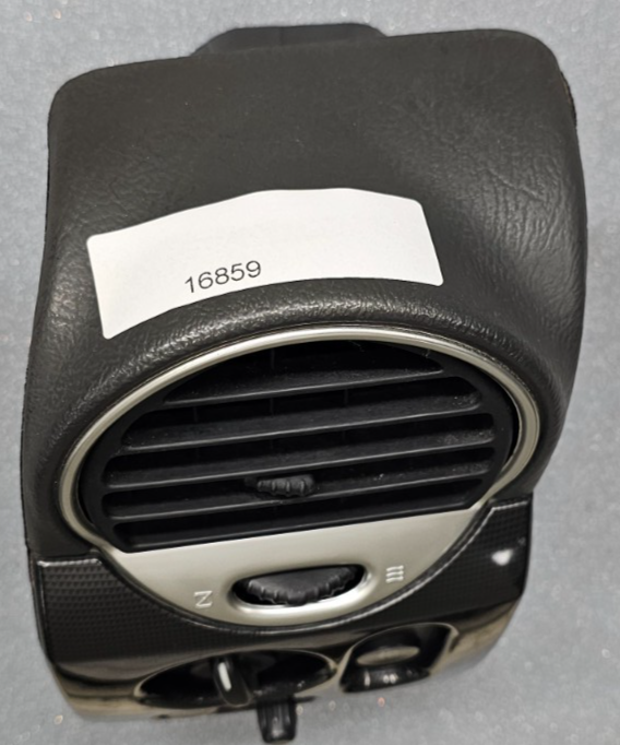 🔥02-09 GMC Envoy Dash Left Driver  Air Vent Head Light Switch Bezel BLACK