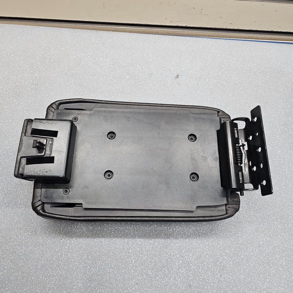 🔥07-09 LINCOLN MKZ FRONT CENTER CONSOLE ARMREST LID TOP PAD COVER BLACK LEATHER