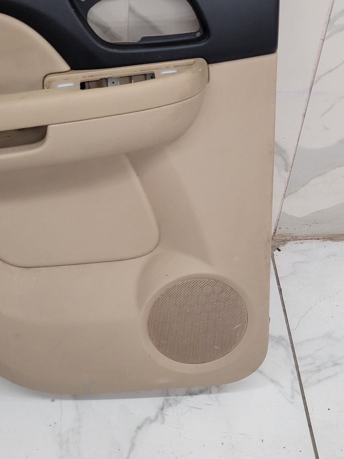 🔥2007-2014 Escalade SWB front  left Rear Interior Door Trim Panel Tan/black