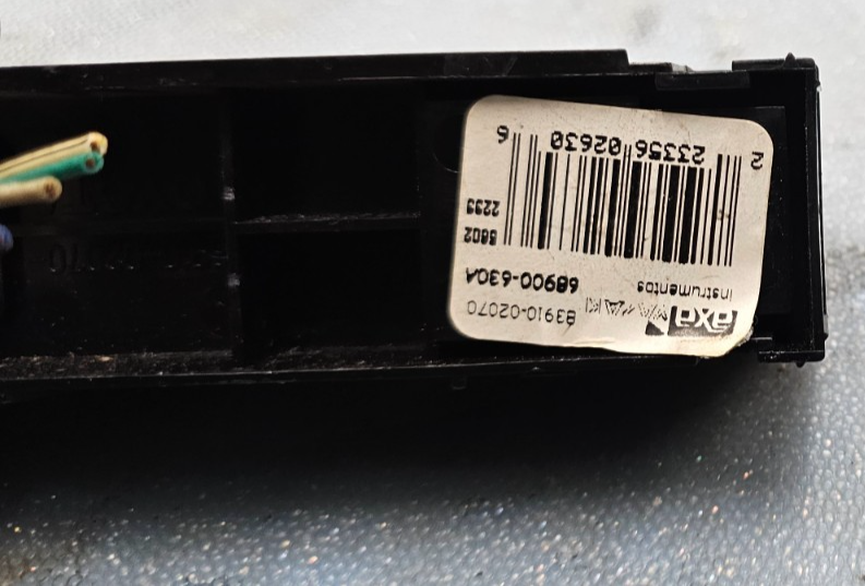 🔥03-08 Corolla Matrix Digital Rebuilt Dash Clock Time Display Assembly BLACK