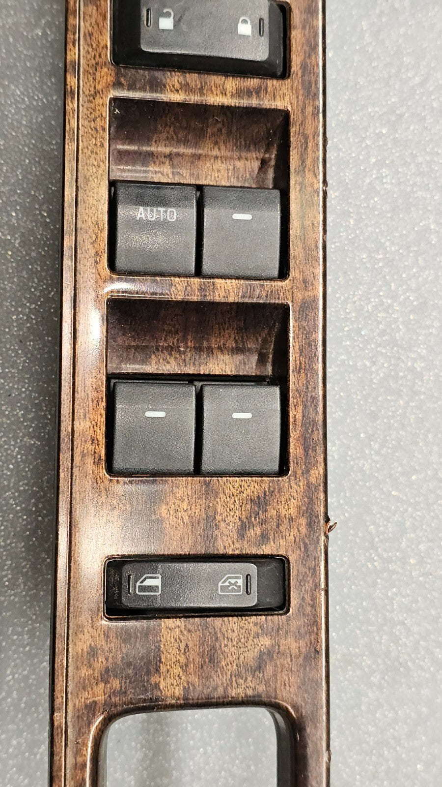 🔥08-14 Expedition Edge Left Driver Master Power Door Window Lock Switch Wood