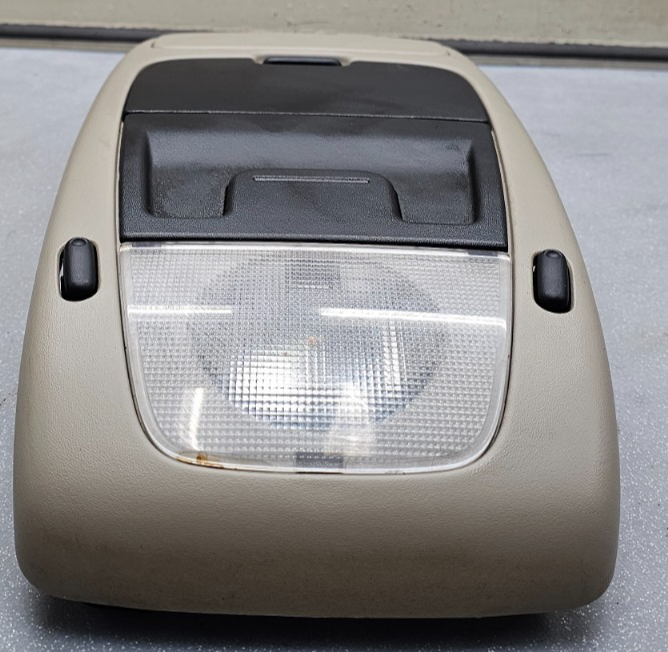 🔥02-10 Explorer Mountaineer Overhead Console Dome Map Light Lamp Storage TAN