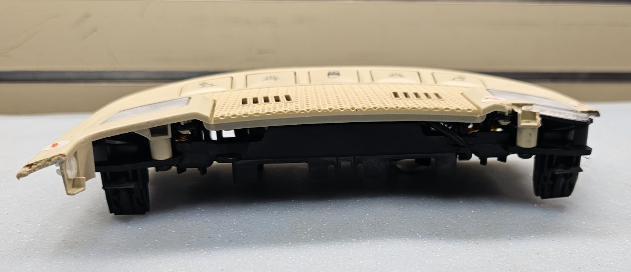 🔥2015-2020 Ford F-150 F150 Overhead Roof Console w/ Light Buttons OEM TAN