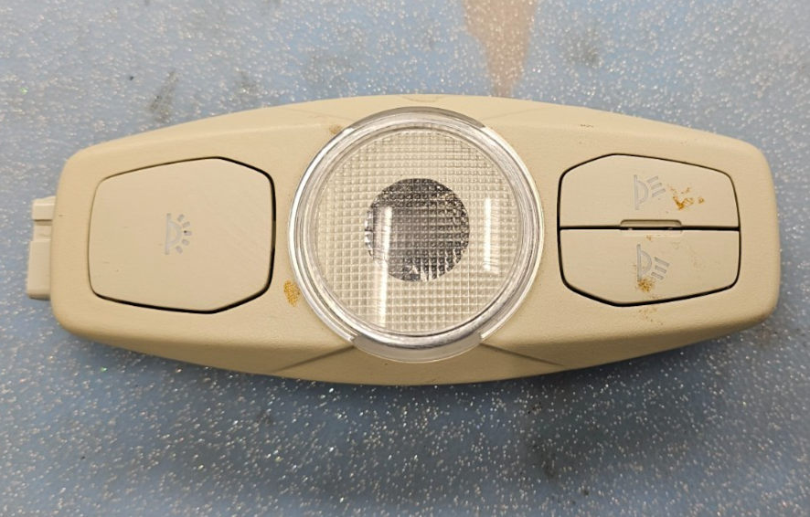 🔥12-18 Focus C-Max Overhead Rear Roof Console Dome Light Lamp Assembly Tan OEM