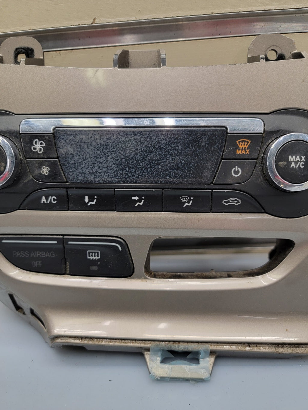 🔥12-14 FORD FOCUS A/C HEATER CLIMATE CONTROL Dash Bezel Temperature Tan OEM