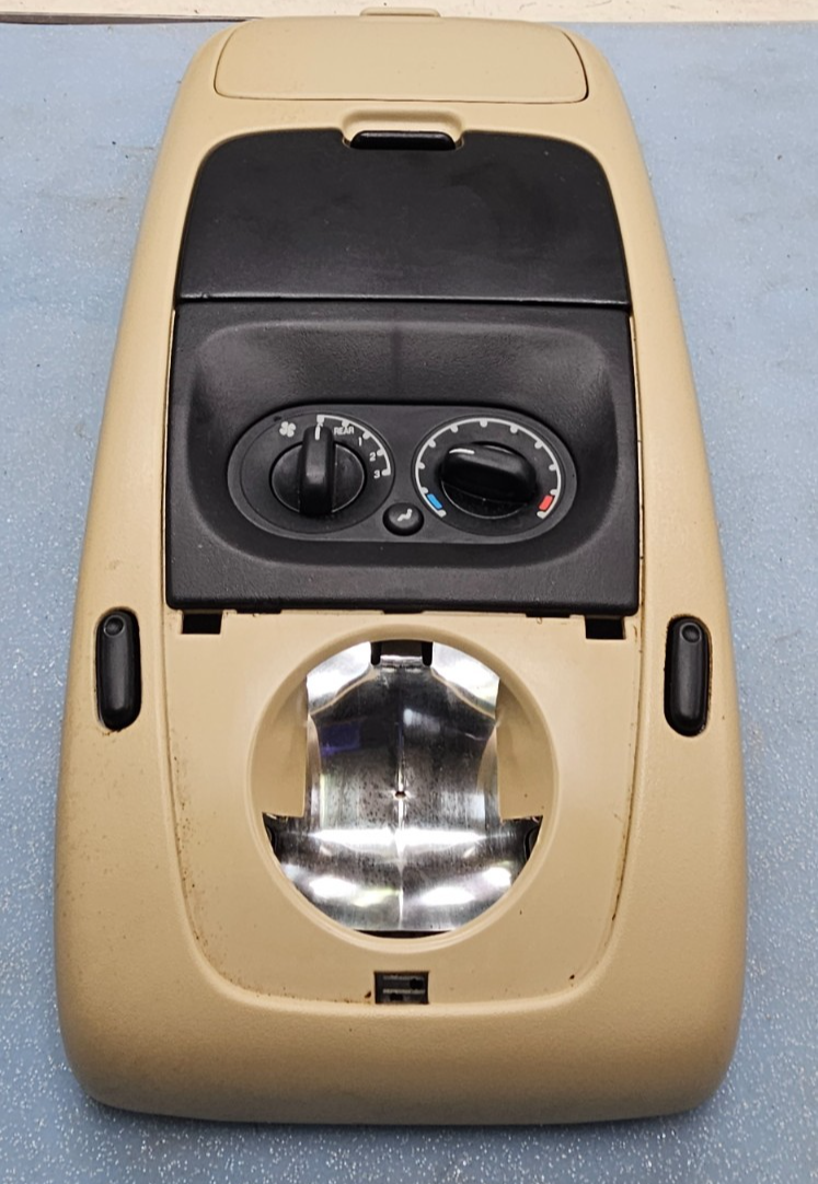 06-10 Explorer Overhead Console Dome Map Light Lamp Climate Control Assembly Tan