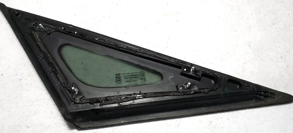 🔥11-14 Hyundai Sonata Right Passenger Quarter Glass w/ Chrome Strip OEM