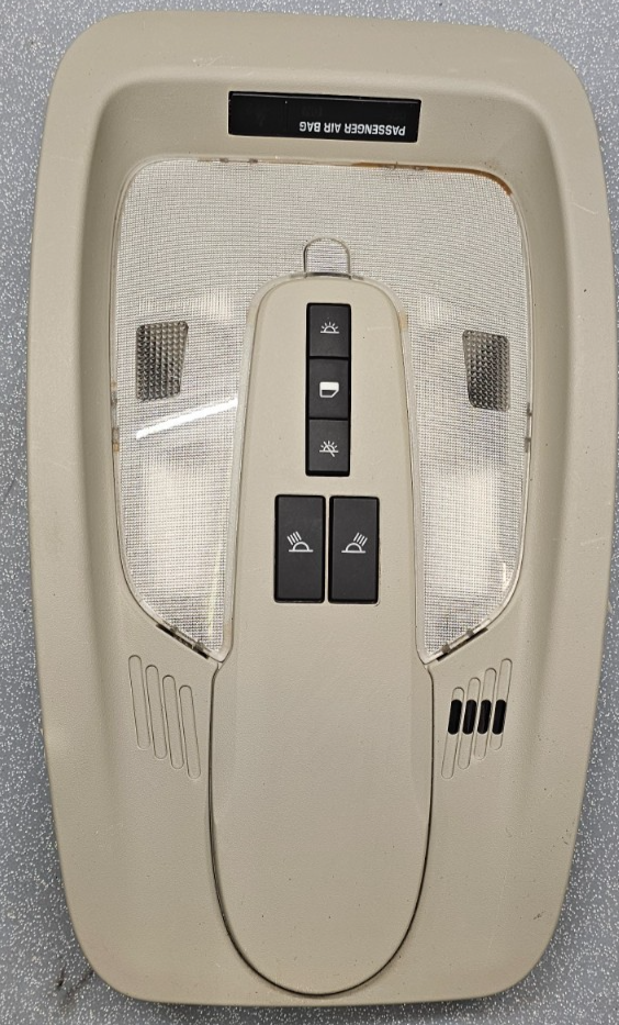🔥10-11 EQUINOX OVERHEAD CONSOLE DOME MAP LIGHT ASSEMBLY COMPARTMENT LT TAN