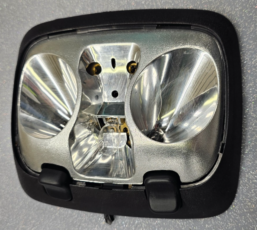 🔥91-11 Crown Victoria Explorer Dual Lens Dome Map Light Lamp Assembly Black