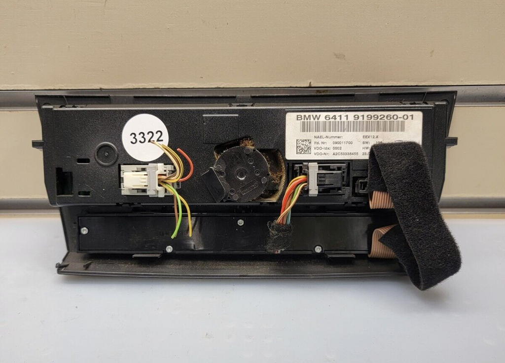 🔥07-09 BMW 323i 328i 335i AC Heater Dash Center Climate Control Temperature OEM