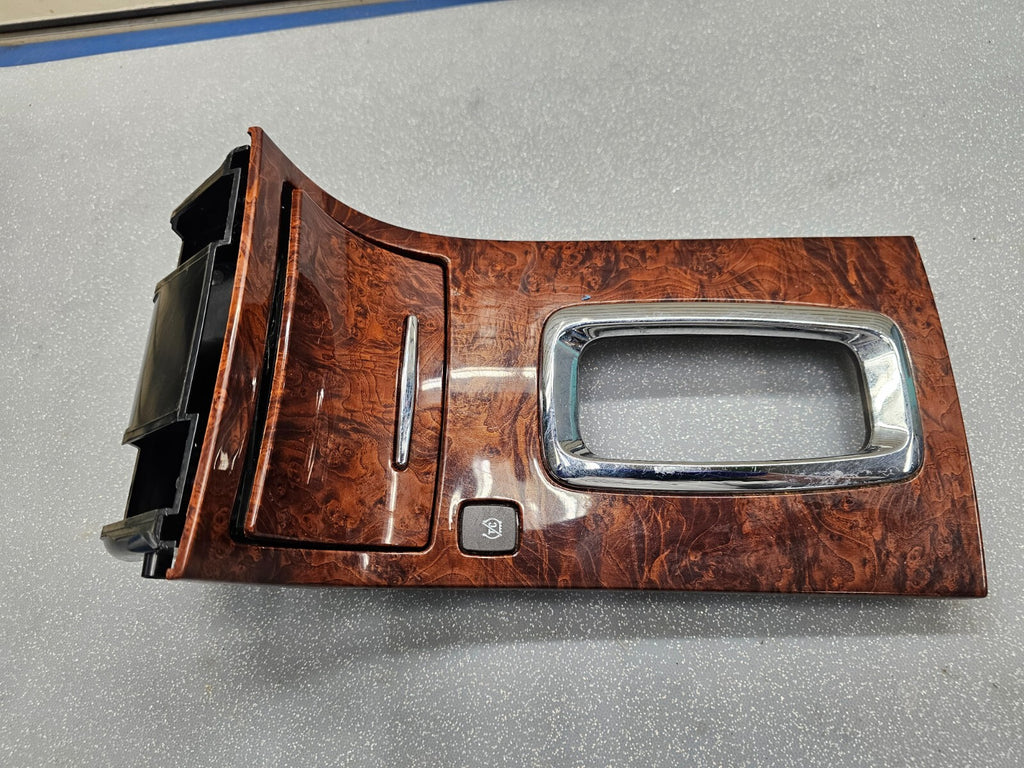 🔥06-11 Buick Lucerne Shifter Bezel Power Cover Center Console Trim Woodgrain