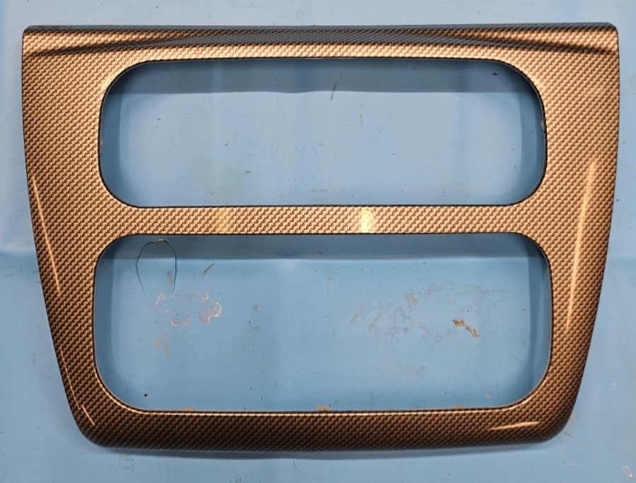 🔥03-06 Stratus Sebring Dash FM Radio Stereo Display TPanel Bezel CARBON FIBER