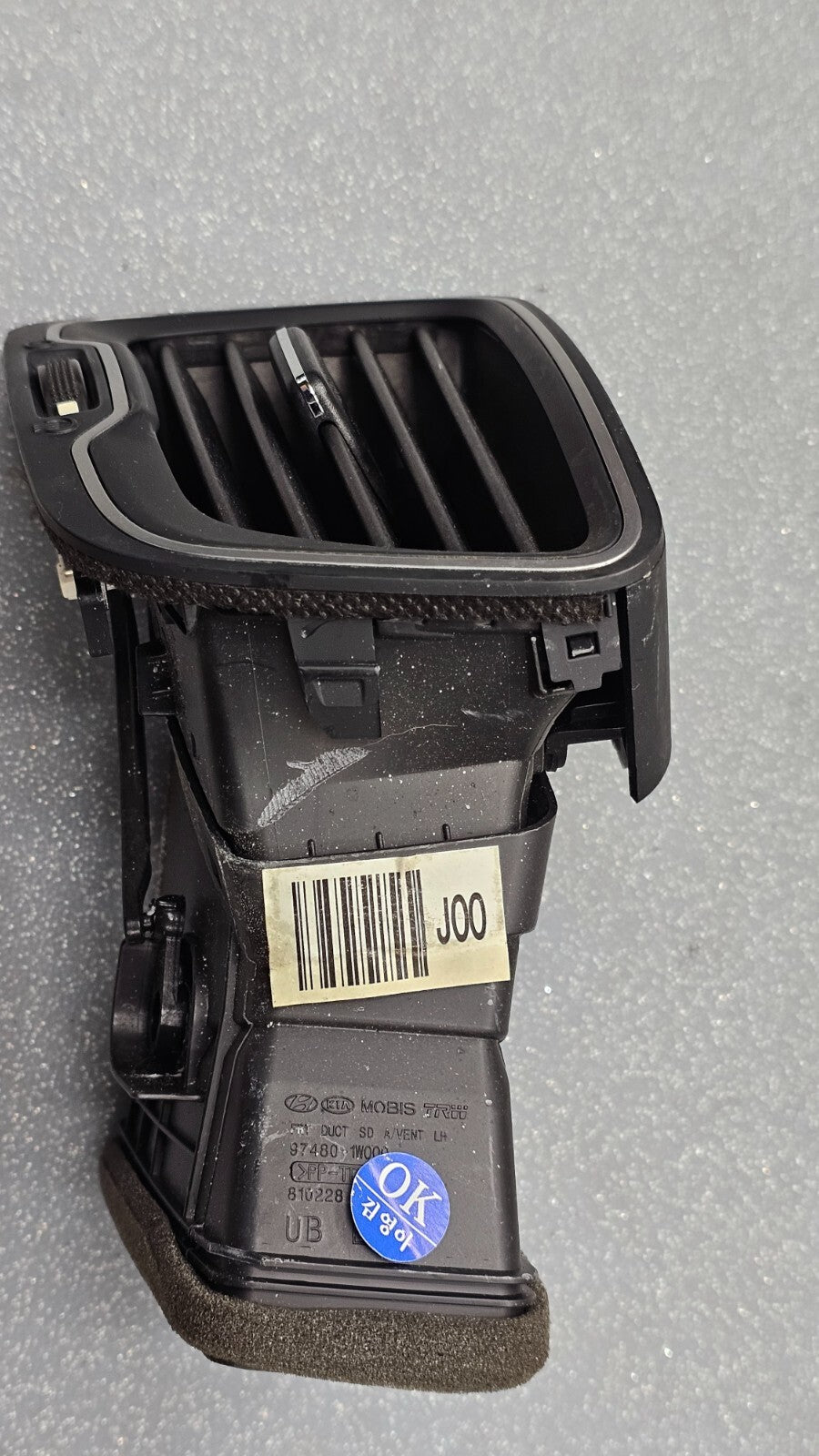 🔥 12-17 Kia Rio Dash Left Driver AC Air Vent Heater Conditioning Black