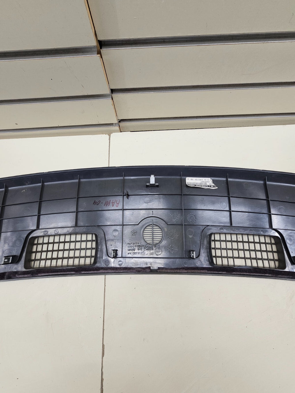 🔥02-05 Dodge RAM Windshield DEFROSTER Dash Center Panel Cowl COVER GRAY OEM