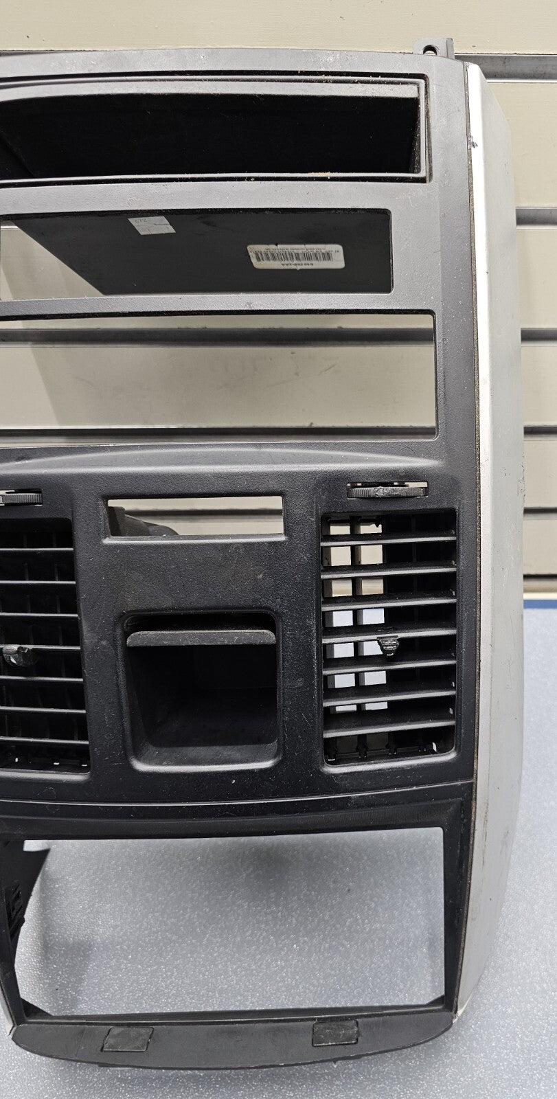 08-10 Grand Caravan Town Country Dash AM FM Radio Stereo Trim Bezel Panel Black