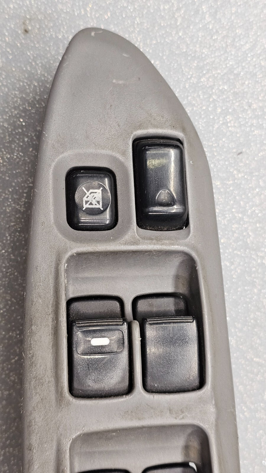 🔥02-12 Lancer Galant Left Driver Door Master Power Window Switch Lock Gray