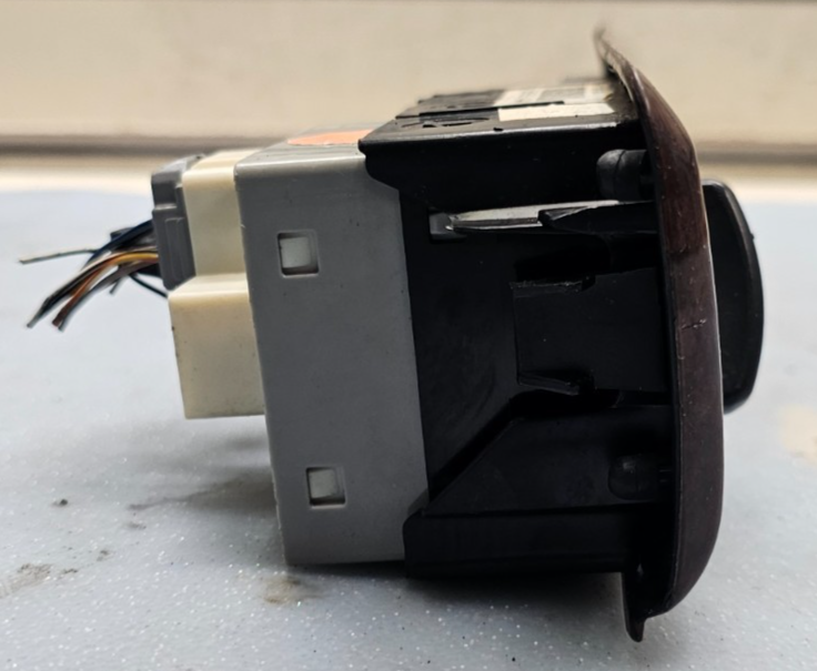 🔥00-02 Lincoln LS Dash Headlight Lamp Control Switch Assembly Woodgrain OEM