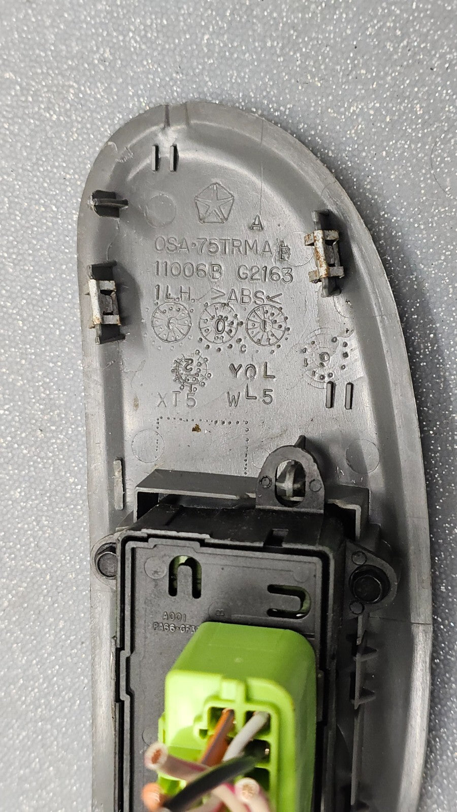 🔥04-07 CARAVAN TOWN COUNTRY DRIVER MASTER DOOR LOCK WINDOW CONTROL SWITCH GRAY