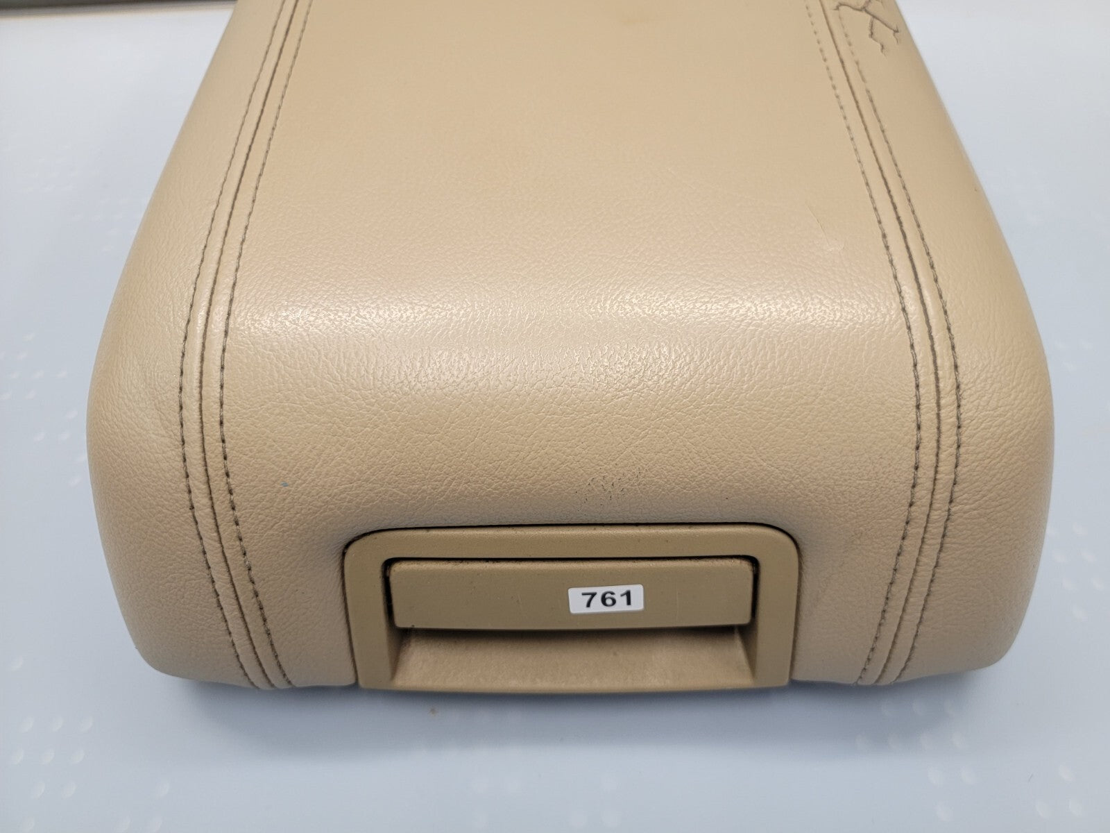 2007-2014 Ford Expedition Center Console Cover Armrest Lid TAN OEM